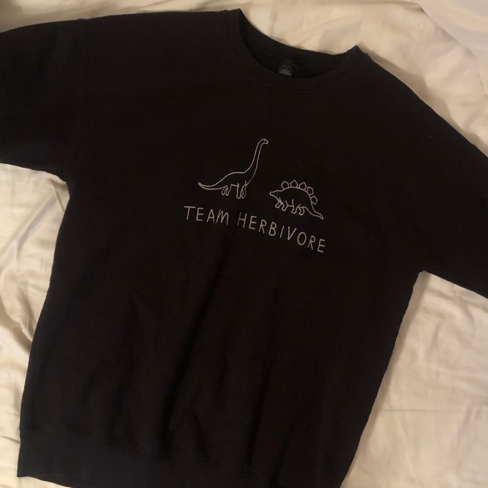 “team herbivore” sweatshirt